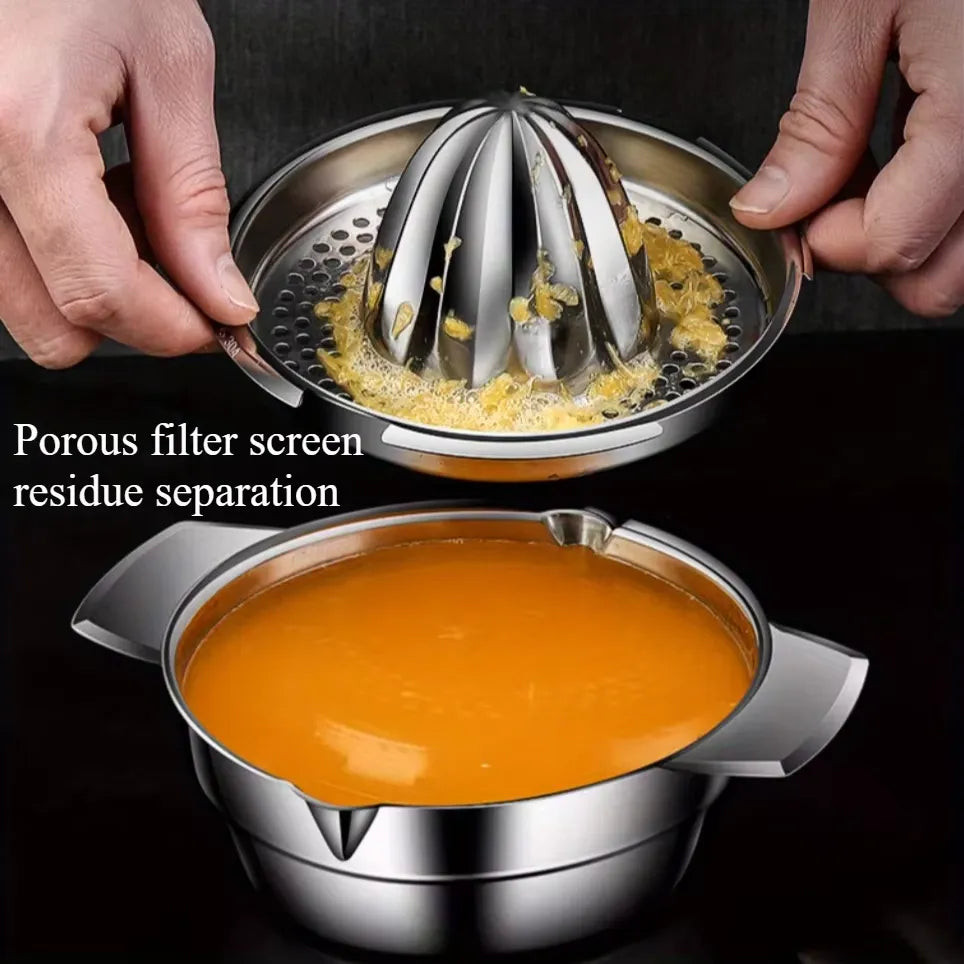 Stainless Steel Hand Press Fruit Juicer
