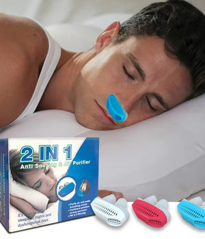 2-In-1 Anti Snoring Nose Clip