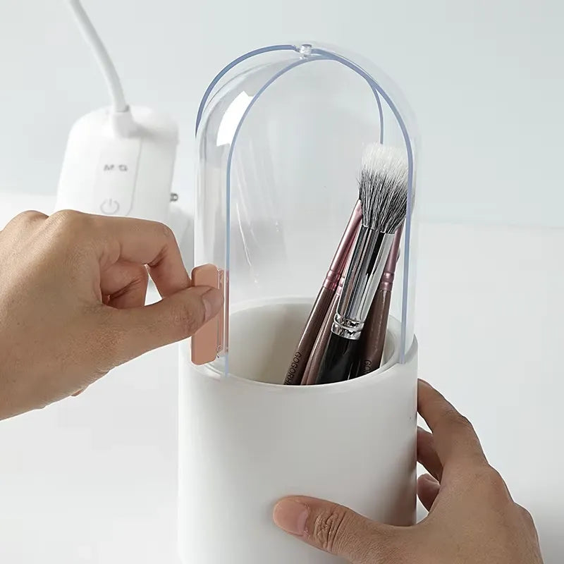 Toothbrush & Makeup Brush Storage Box