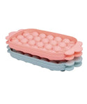 3D Round 26 Cells Ice Ball Tray With Lid