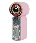 Mini Rechargeable Super Turbo Fan With Powerful Torch