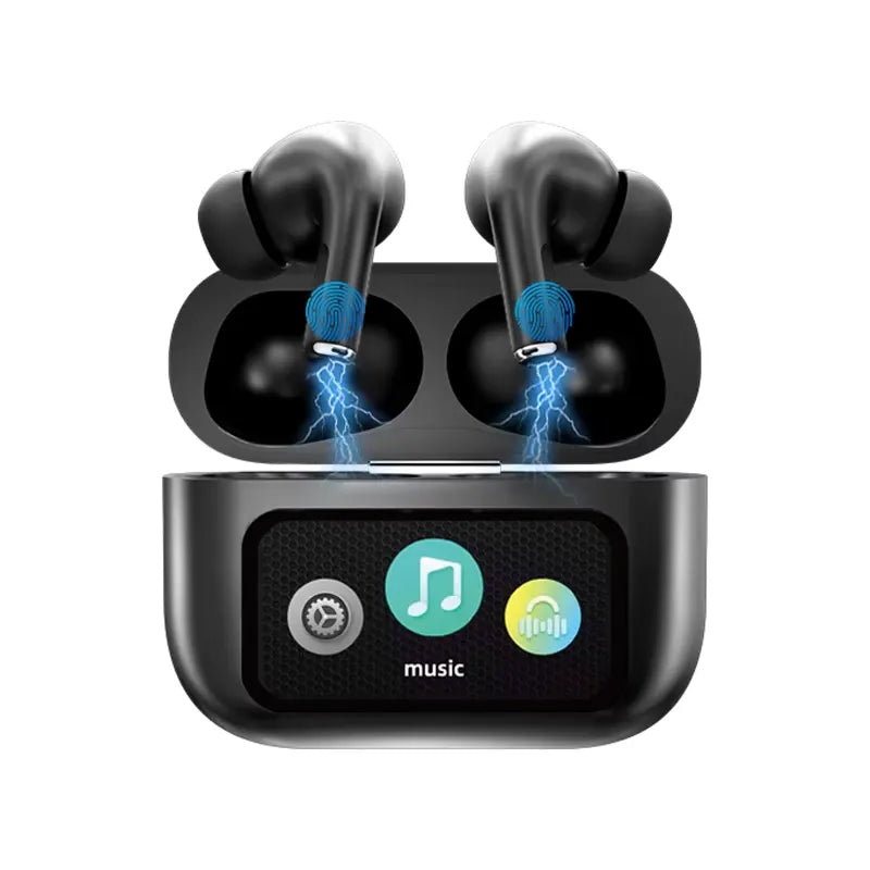 A9 Pro App Supported ANC/ENC Touch Display Wireless Earbuds