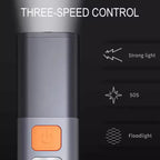 Rechargeable Waterproof Zoomable LED Torch