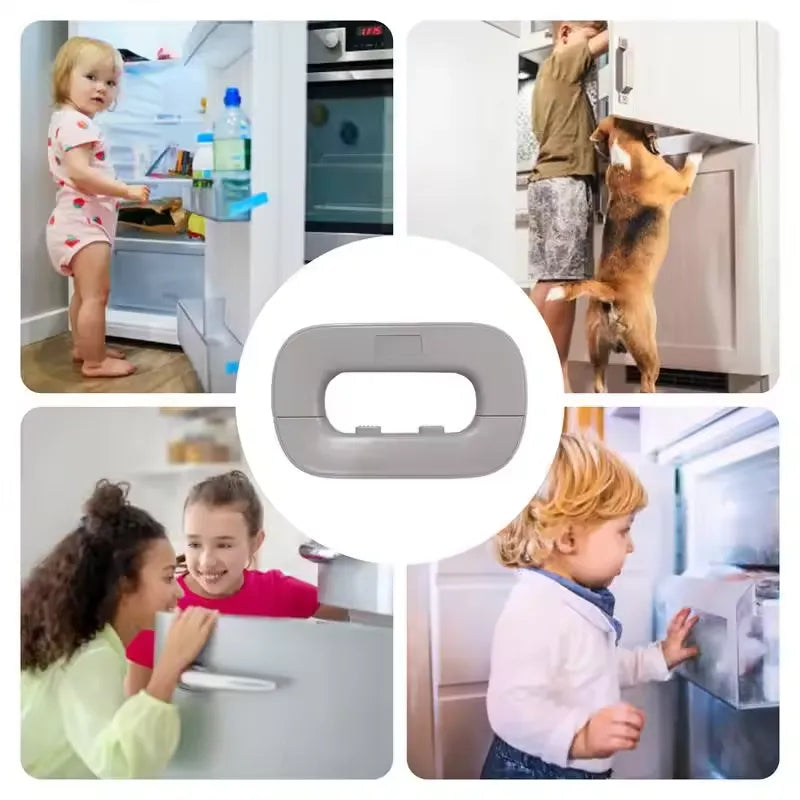 Multi-Usuable Refrigerator Door Lock