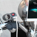 Motorcycle USB Waterproof Charger With Lighter
