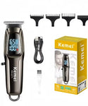 Kemei Professional Smart Display Rechargeable Trimmer