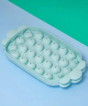 3D Round 26 Cells Ice Ball Tray With Lid