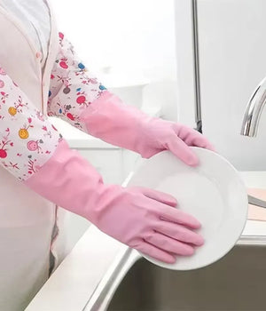 Waterproof Long Sleeve Dish Washing Gloves