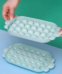 3D Round 26 Cells Ice Ball Tray With Lid