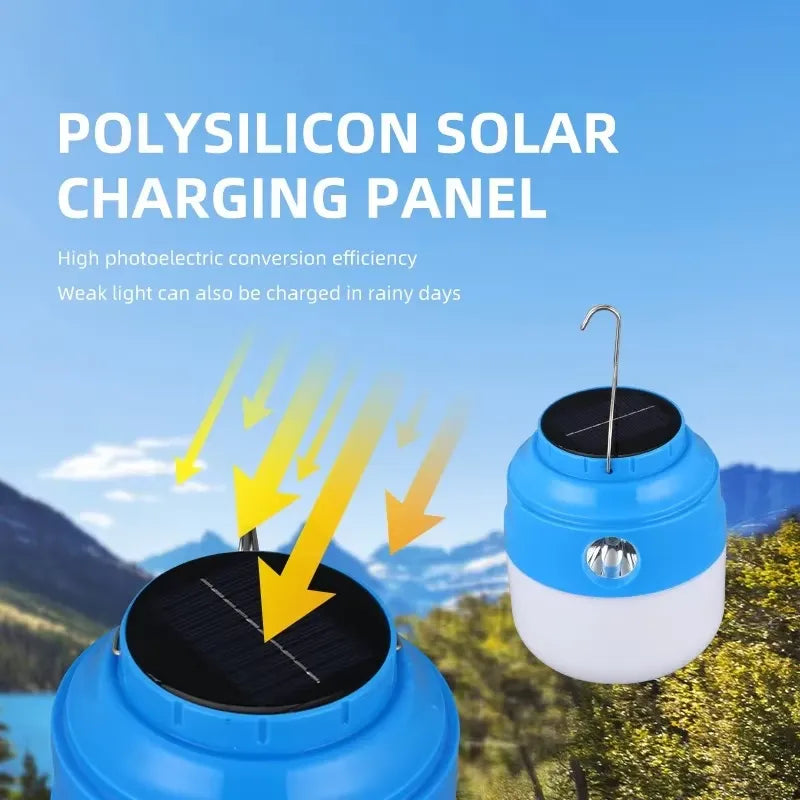 Rechargeable Solar LED Outdoor Light With Torch