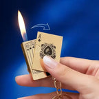Mini Metal Inflatable Keychain Lighter