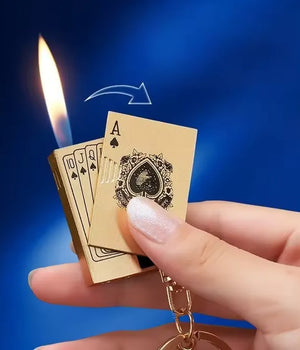 Mini Metal Inflatable Keychain Lighter