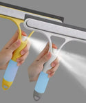 Double-Sided Window Cleaner With Spray