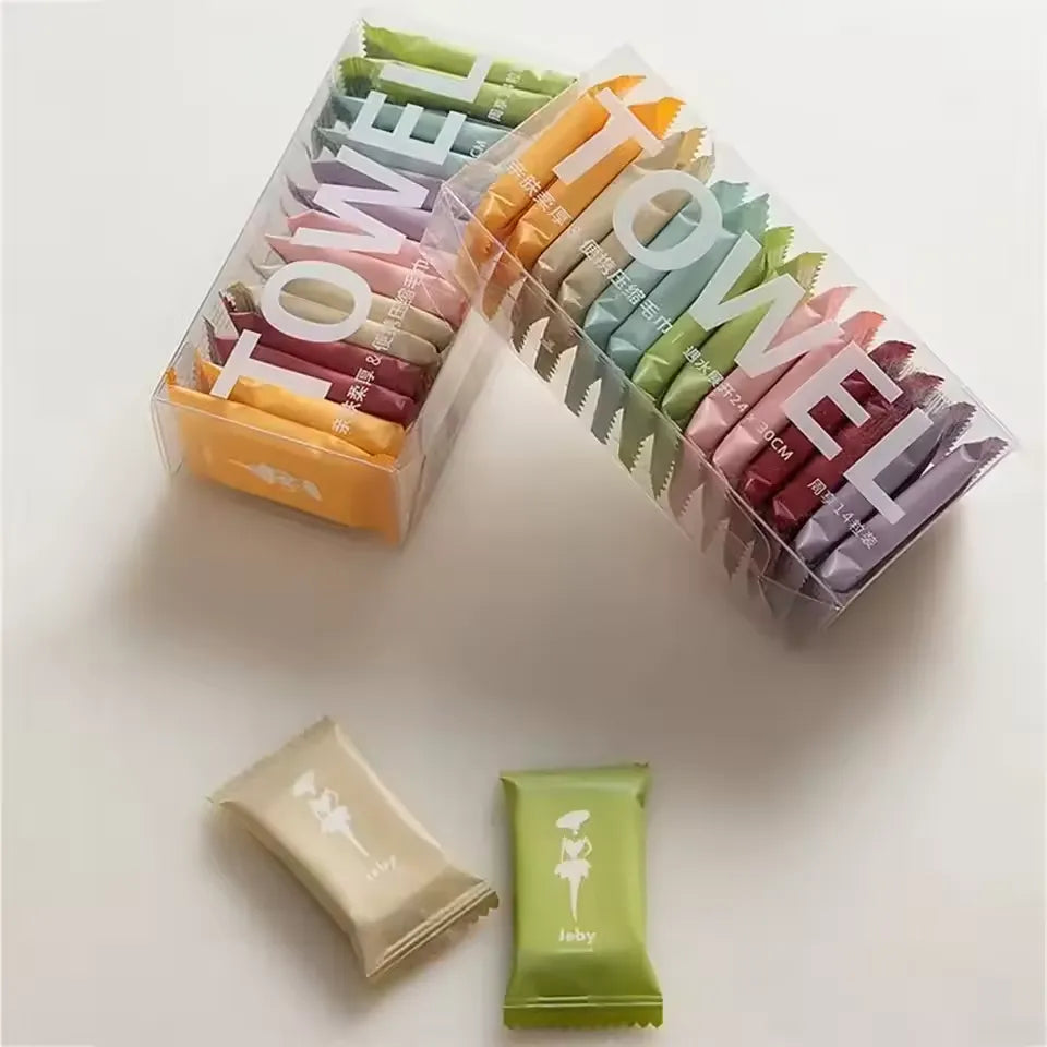 14 Pcs Disposable Portable Travel Towel