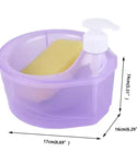 2-in-1 Dish Washing Soap Dispenser