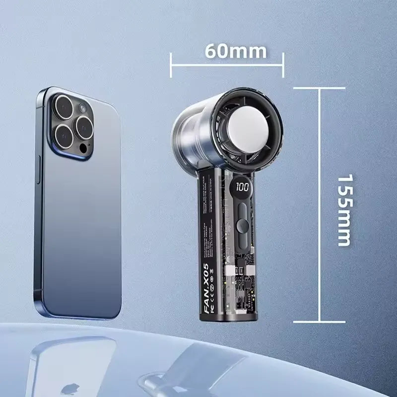 High-Speed Super Cool Handheld Turbo Fan