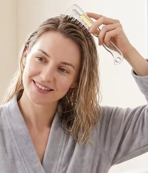 Refillable Oil Scalp Hair Comb