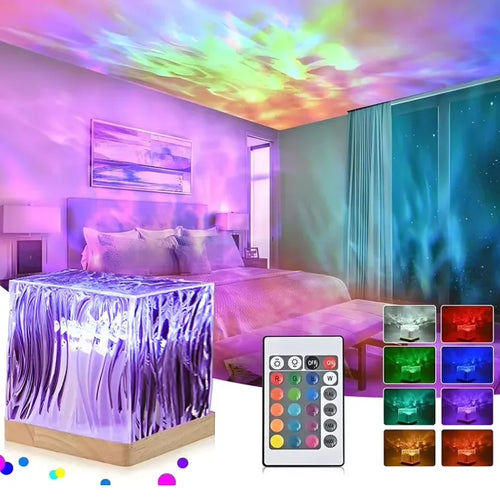 16 Colors Auto Rotate Ocean Light Waves (Original)