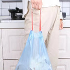 High Quality Kitchen Garbage Bags With Handle (5 Rolls)