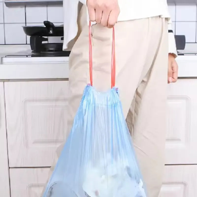 High Quality Kitchen Garbage Bags With Handle (5 Rolls)