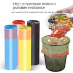 High Quality Kitchen Garbage Bags With Handle (5 Rolls)