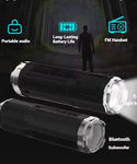 Zoomable Flashlight with Bluetooth Speaker & FM Radio
