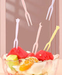 Cute Mini Fruit Fork Set (40 Pcs)