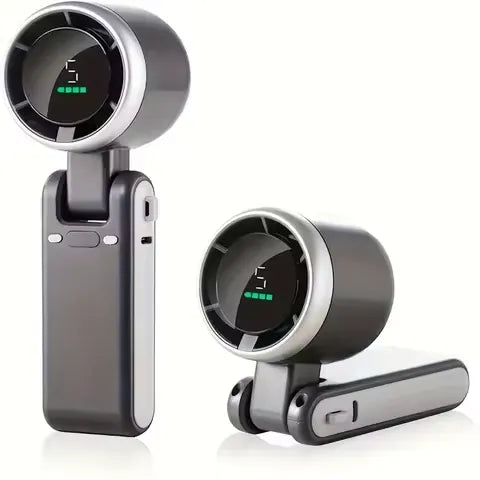 5-Speed Foldable Handheld Turbo Fan