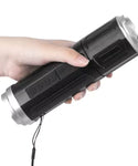 Zoomable Flashlight with Bluetooth Speaker & FM Radio