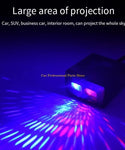 Auto Rotation Colorful Car Interior Galaxy Light