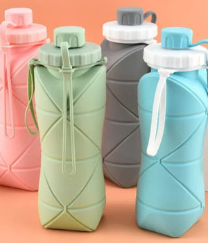 Silicone Folding Travel Water Bottle