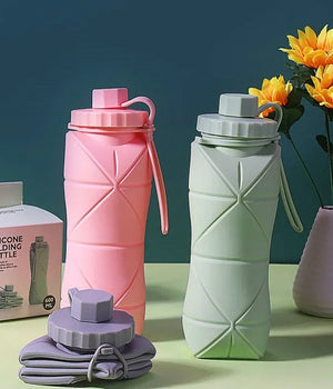 Silicone Folding Travel Water Bottle