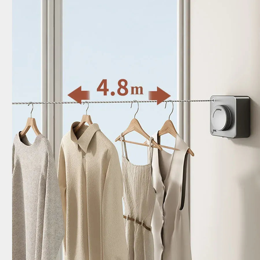 Indoor & Outdoor Auto Retractable Wire Clothesline
