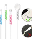 Spiral Silicone Cable Wire Protector (4 Pcs)
