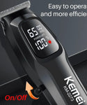 Kemei Professional Smart Display Rechargeable Trimmer