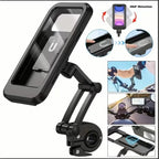 360° Waterproof Motorcycle Mobile Phone Holder