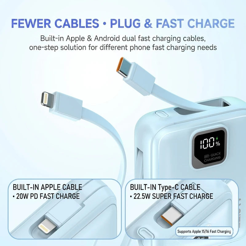 20000mAh Fast Charging Travel Power Bank