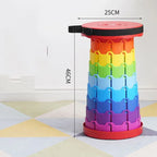 Folding Travel Heavy Plastic Stool
