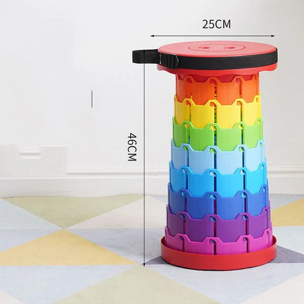 Folding Travel Heavy Plastic Stool