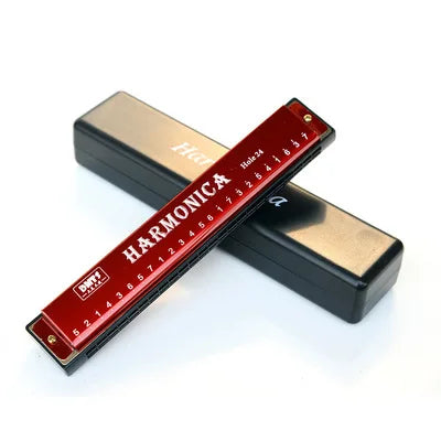 24 & 10 Holes Metal Harmonica Mouth Organ