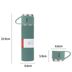 Double-Layer Stainless Steel Vacuum Flask Set