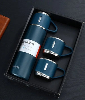 Double-Layer Stainless Steel Vacuum Flask Set