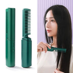 Portable Mini Electric Hair Straightener Comb