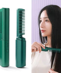 Portable Mini Electric Hair Straightener Comb