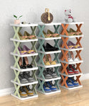 5 Layer Stackable Shoe Rack Organizer